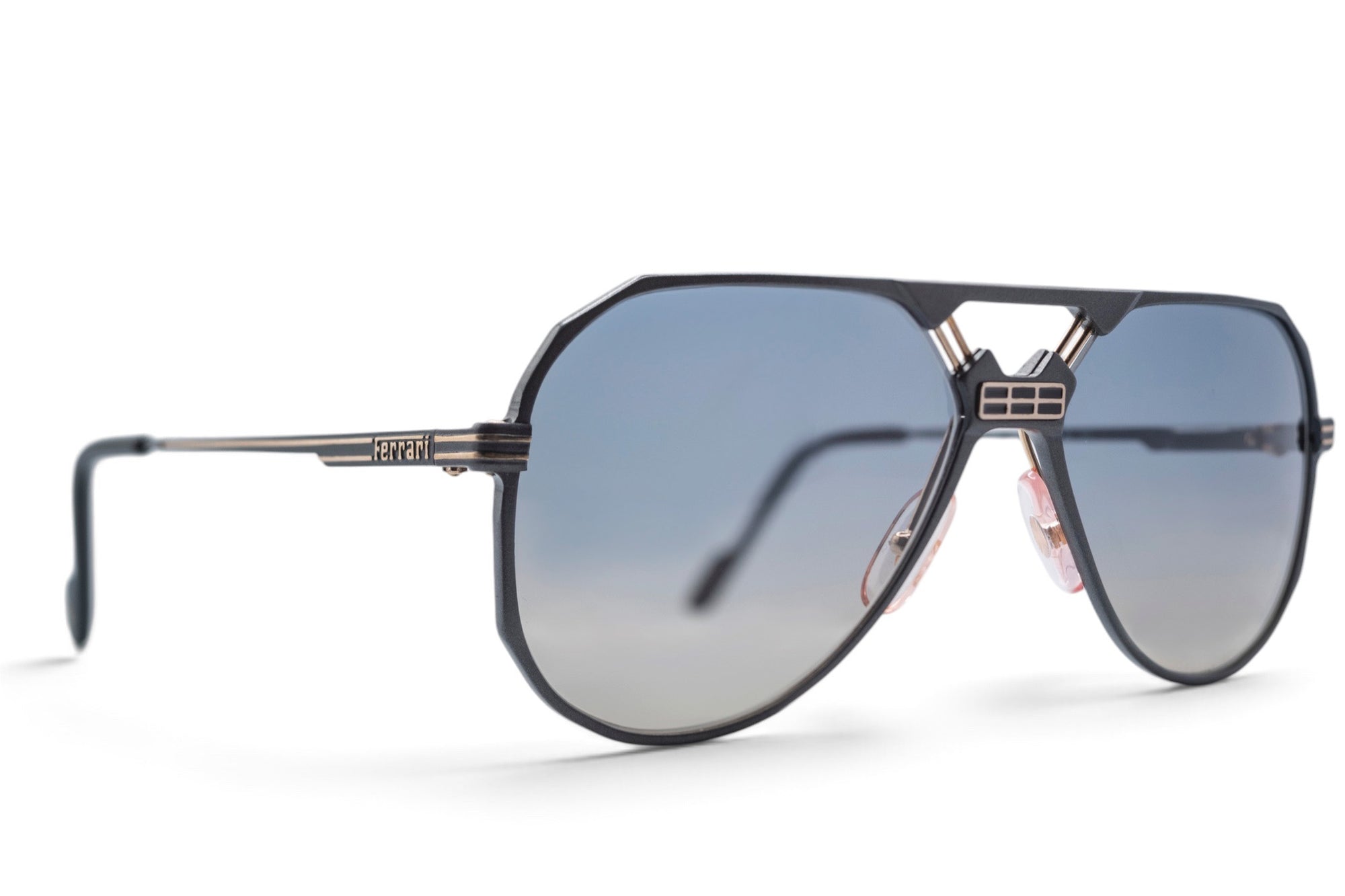Ferrari F23 59 Gunmetal Aviator Sunglasses